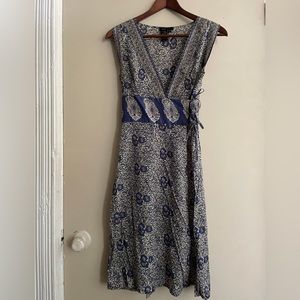 BCBG Maxazaria paisley wrap festival dress size 0